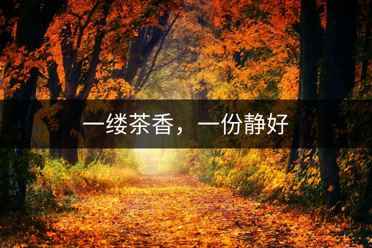 一縷茶香，一份靜好