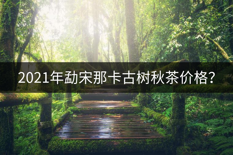 2021年勐宋那卡古樹秋茶價(jià)格？