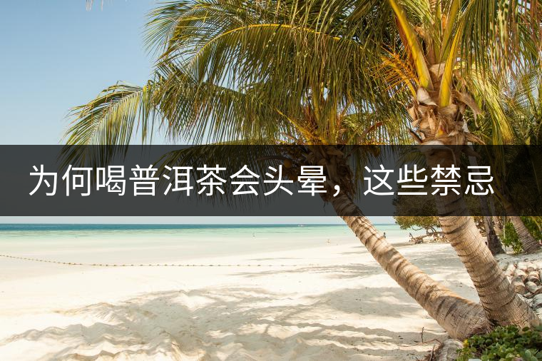 為何喝普洱茶會(huì)頭暈，這些禁忌你了解多少？