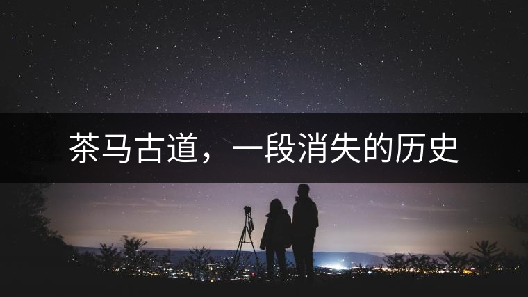 茶馬古道，一段消失的歷史