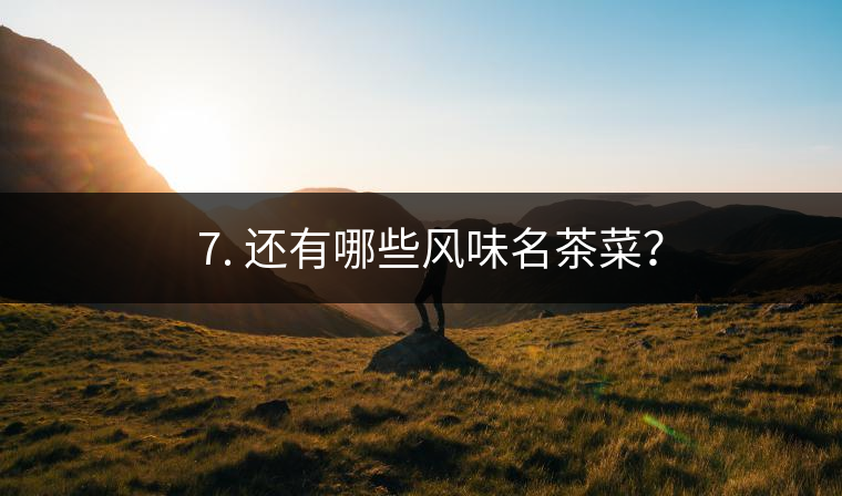 ? 7. 還有哪些風(fēng)味名茶菜？