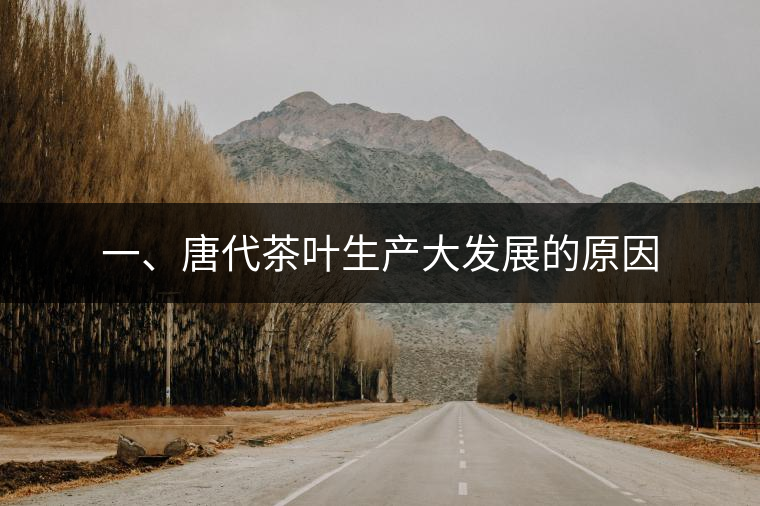 一、唐代茶葉生產(chǎn)大發(fā)展的原因