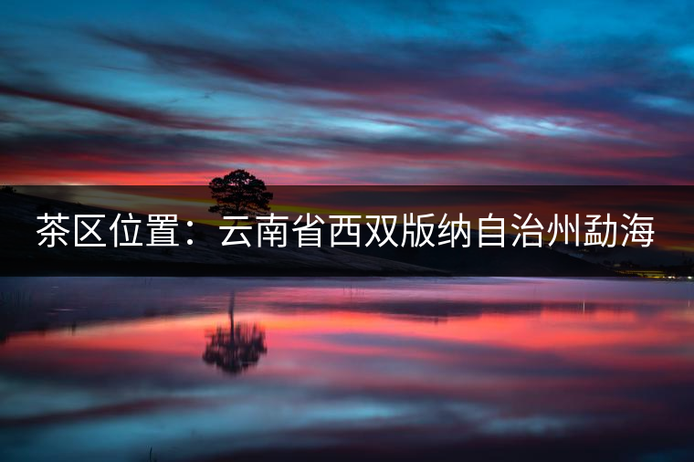 茶區(qū)位置：云南省西雙版納自治州勐海縣西部。